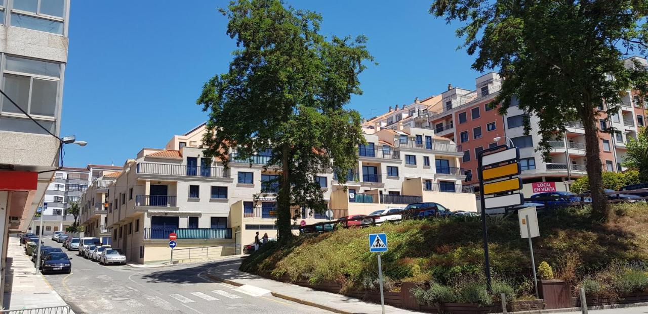 Piso Exterior A Escasos Metros De La Playa Panadeira Con Plaza De Garaje Apartamento Sanxenxo Exterior foto