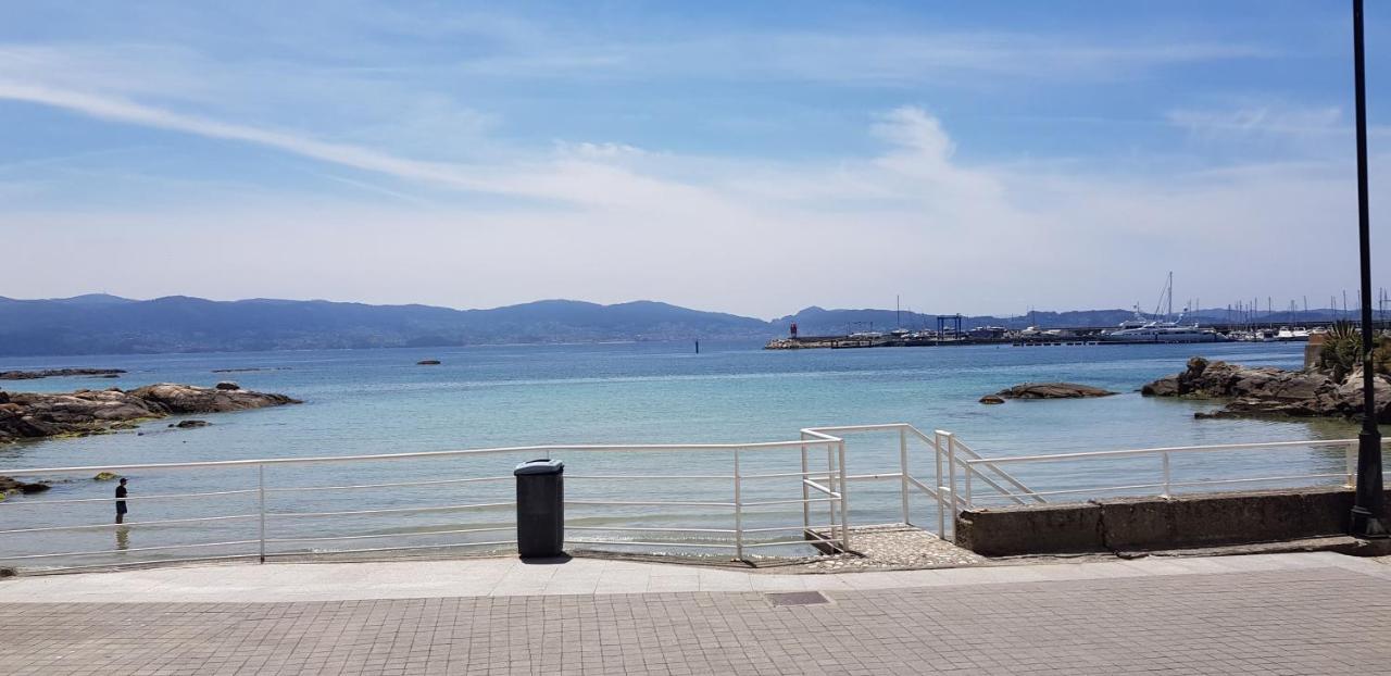 Piso Exterior A Escasos Metros De La Playa Panadeira Con Plaza De Garaje Apartamento Sanxenxo Exterior foto